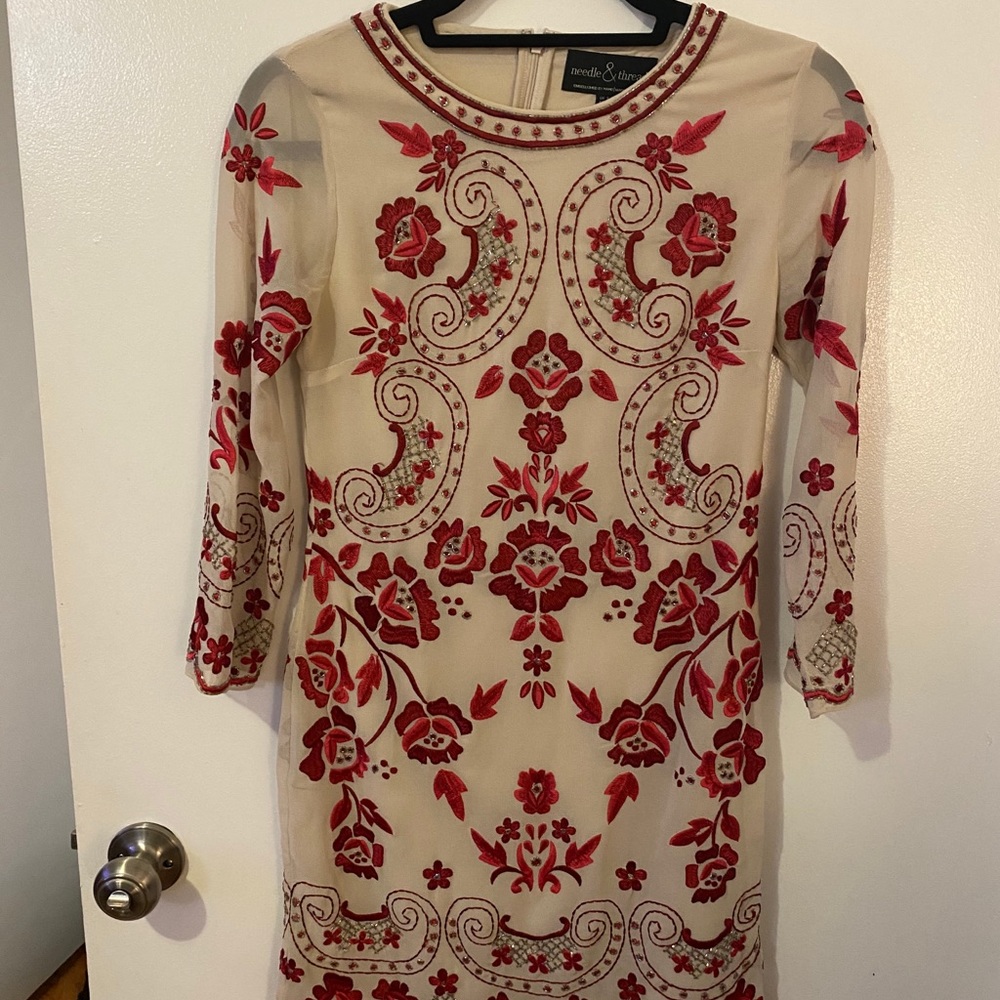Needle & Thread tapestry dress